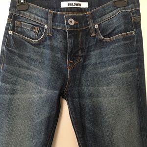 Baldwin Denim Rivington Skinny Crop distressed